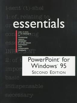 PowerPoint for Windows 95 Essentials 9781580760294