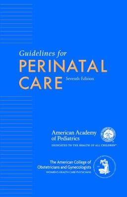 Guidelines for Perinatal Care 9781581107340