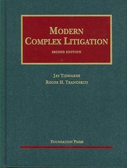 Modern Complex Litigation 9781587785375
