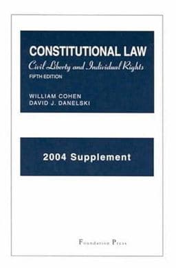 Constitutional Law, 2004 Supplement 9781587787058