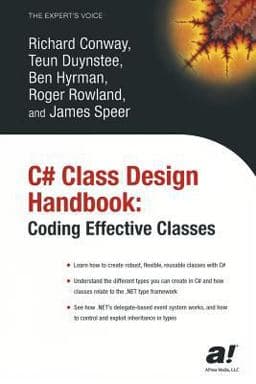 C# Class Design Handbook 9781590592571