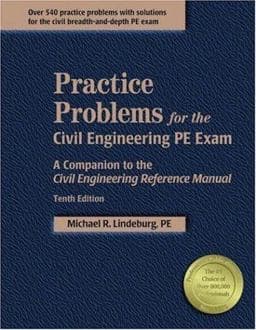Practice Problems for the Civil Engineering PE Exam 9781591260486
