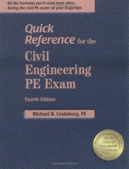 Quick Reference for the Civil Engineering PE Exam 9781591260585