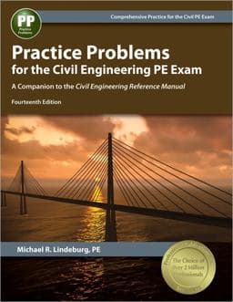 Practice Problems for the Civil Engineering PE Exam 9781591264545