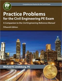 Practice Problems for the Civil Engineering PE Exam 9781591265108