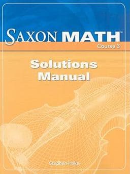 Saxon Math Course 3 9781591419167