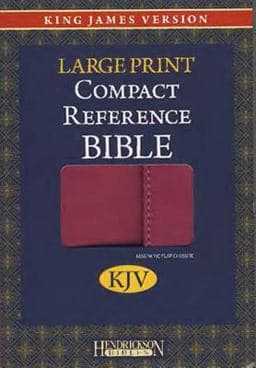 Large Print Compact Reference Bible-KJV-Magnetic Flap 9781598567489