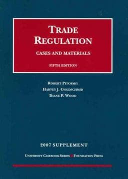 Trade Regulation Supplement 9781599413037