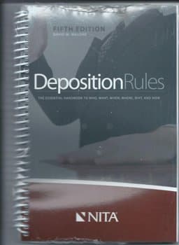 Deposition Rules 9781601561725