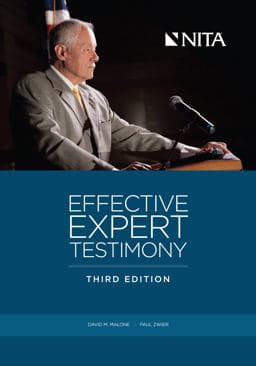 Effective Expert Testimony 9781601563408
