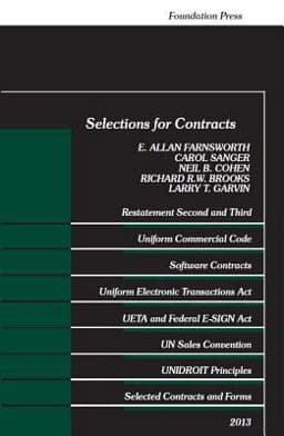 Selections for Contracts 2013 9781609303617