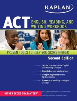 Kaplan ACT English, Reading, and Writing Workbook 9781609780548