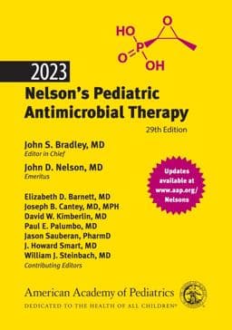2023 Nelson's Pediatric Antimicrobial Therapy 9781610026505