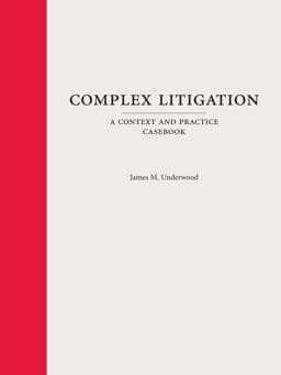 Complex Litigation 9781611639018