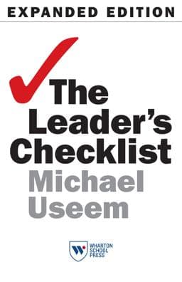 The Leader's Checklist, Expanded Edition 9781613630051