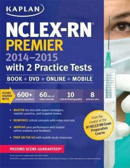 NCLEX-RN Premier 2014-2015 with 2 Practice Tests 9781618654991