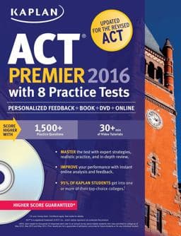 Kaplan ACT Premier 2016 with 8 Practice Tests 9781625231406