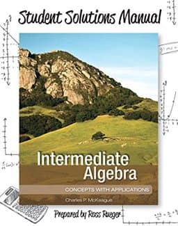 Student Solutions Manual for Intermediate Algebra 9781630980382