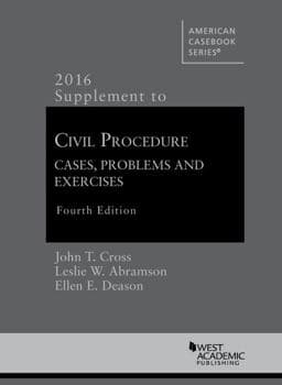 Civil Procedure, Cases, Problems and Exercises 9781634607834