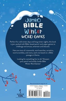 Jumbo Bible Winter Word Games 9781636096643