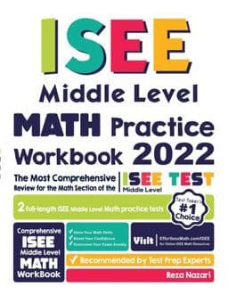 ISEE Middle Level Math Practice Workbook 9781637192146