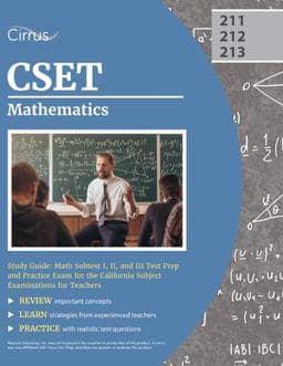 CSET Mathematics Study Guide 9781637980804