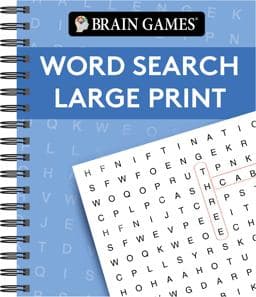 Brain Games Large Print Word Search 9781640308169