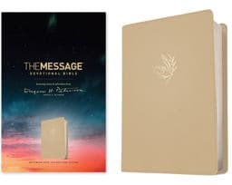 The Message Devotional Bible (Leather-Look, Driftwood Dove) 9781641586122