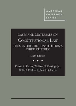 Cases and Materials on Constitutional Law 9781642427868