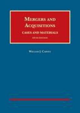 Mergers and Acquisitions, Cases and Materials 9781642429831