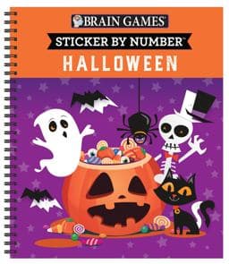 Brain Games - Sticker by Number: Halloween 9781645584964