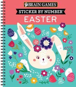 Brain Games - Sticker by Number: Easter 9781645589297