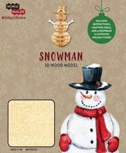 IncrediBuilds Gift Line Snow Man Box 9781682981429