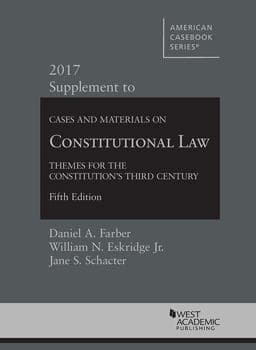 Cases and Materials on Constitutional Law 9781683287117