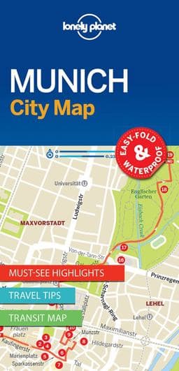 Lonely Planet Munich City Map 9781786577870