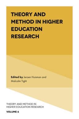 Theory and Method in Higher Education Research 9781800433212