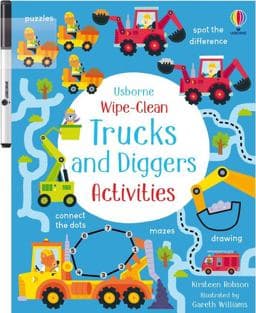 Wipe-Clean Trucks and Diggers Activities 9781836052227