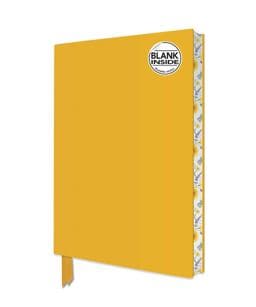 Sunny Yellow Blank Artisan Notebook (Flame Tree Journals) 9781839648984