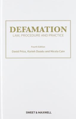 Defamation 9781847036322