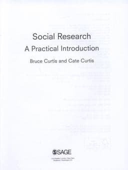 Social Research 9781847874740