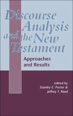 Discourse Analysis and the New Testament 9781850759966