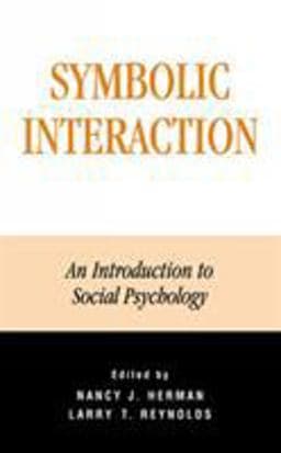 Symbolic Interaction 9781882289226