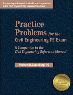 Practice Problems for the Civil Engineering PE Exam 9781888577679
