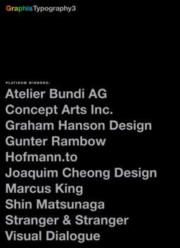 Graphis Typography 3 9781932026979