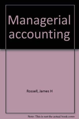 Managerial Accounting 9781934319185