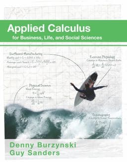 Applied Calculus for Business, Life and Social Sciences 9781936368334