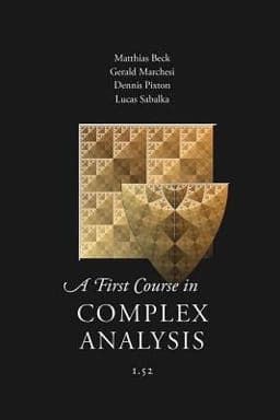 A First Course in Complex Analysis 9781944325015