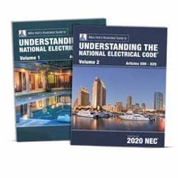 Mike Holt's Understanding the 2020 NEC Volume 1 and 2 Textbook Set 9781950431007
