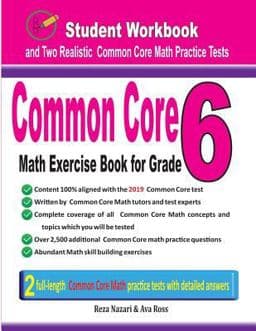 Common Core Math Exercise Book for Grade 6 9781970036497
