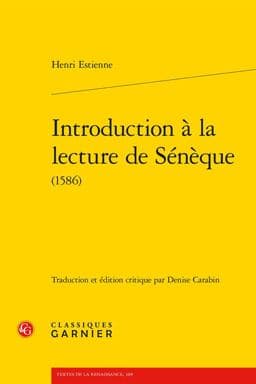 Introduction a la Lecture de Seneque 9782406141099